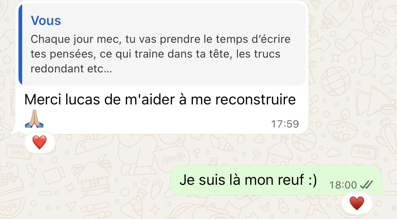 Témoignage — rupture